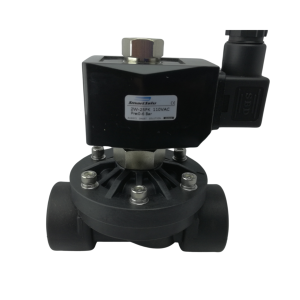 Electro válvula de plástico agua aire gas